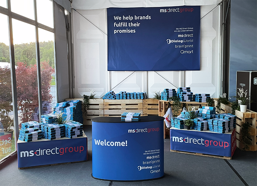 MS Direct Group presents its services at Gründenmoos stadium