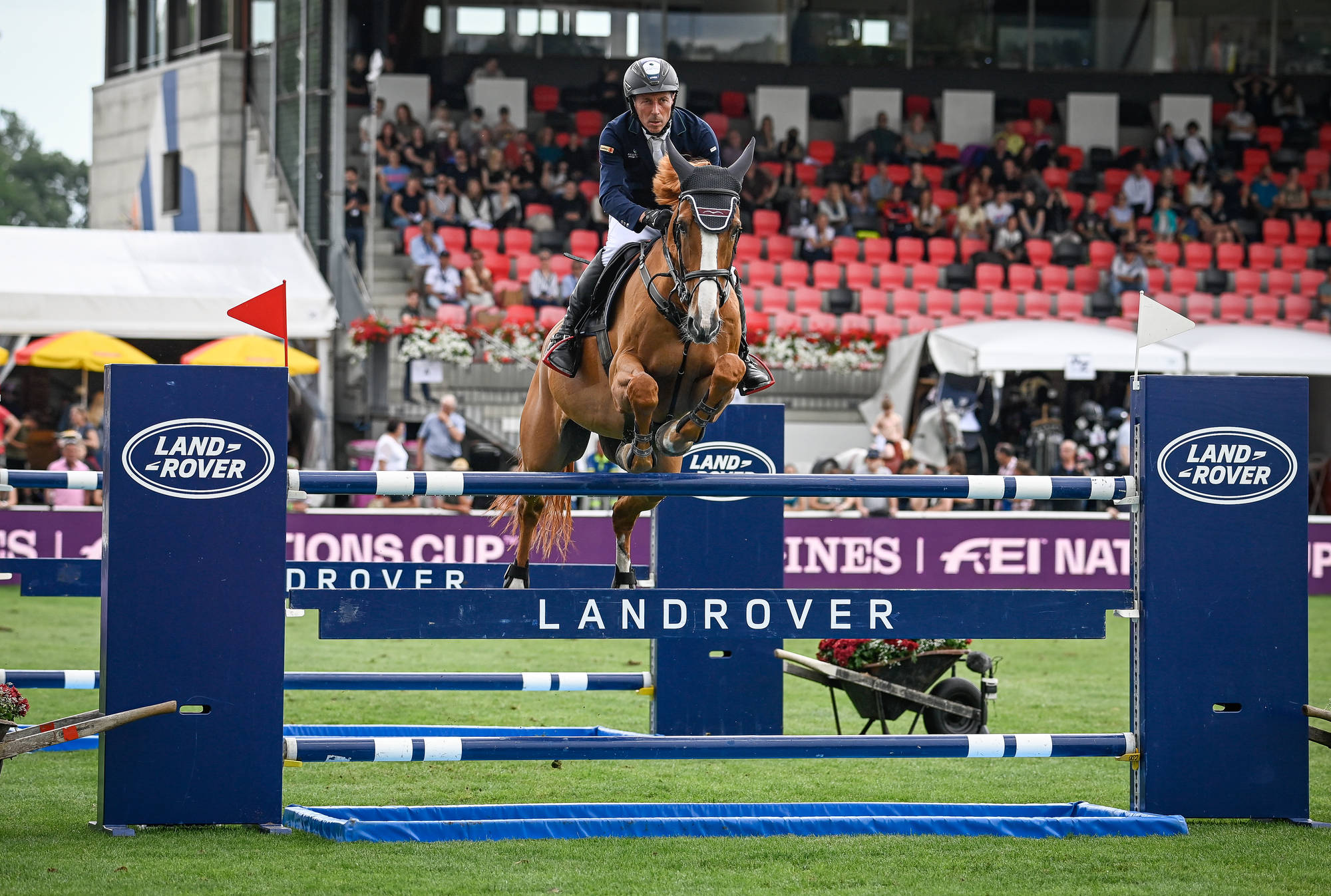 German double victory in the big Land Rover show jumping competition
