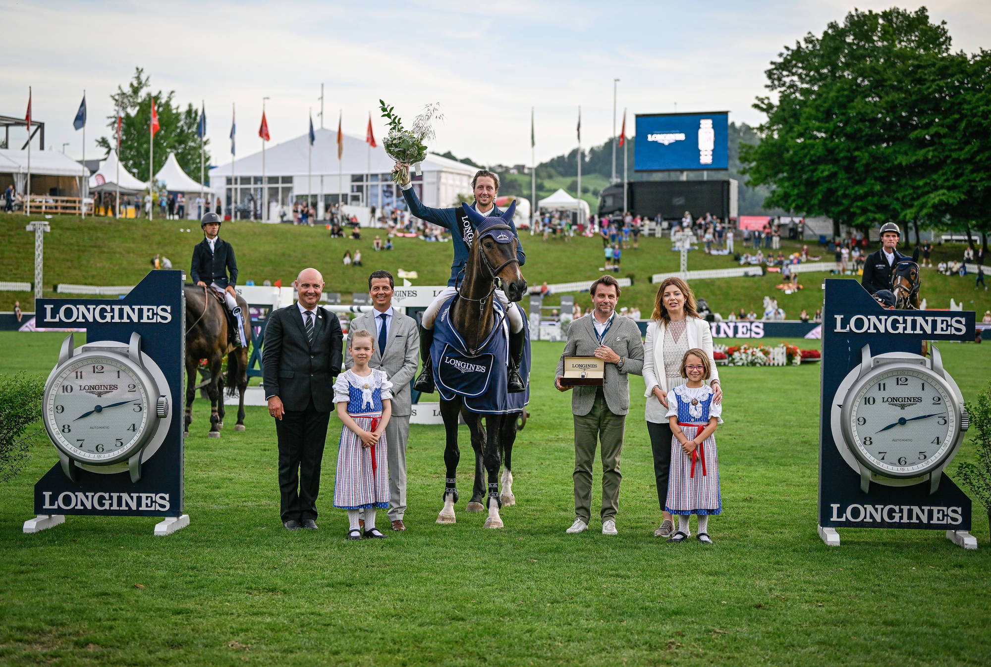 Martin Fuchs and Conner Jei win the Longines Grand Prix