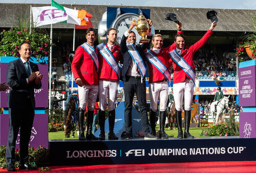 Swiss celebrate special win in Dublin