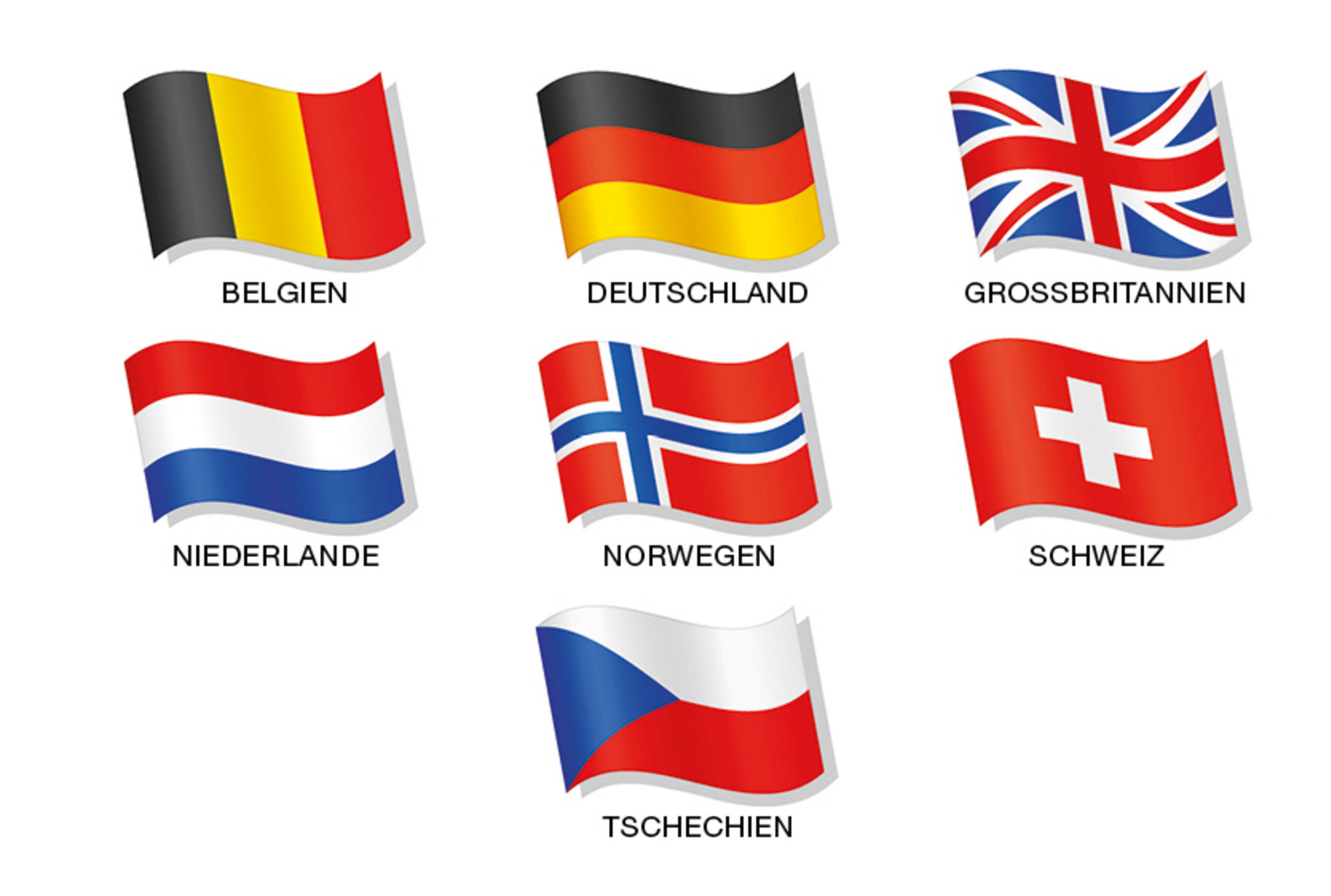 Top-Nationen aus Europa in St.Gallen