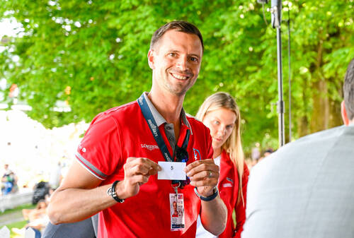 Die Schweiz mit der Startnummer fünf