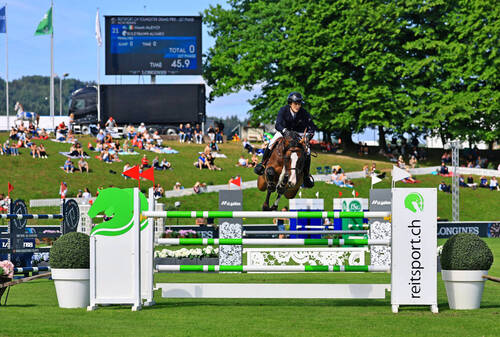 Niamh McEvoy wins the Reitsport.ch Youngster Grand Prix