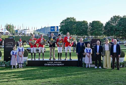 Strong Team Germany wins the Land Rover Discovery Nations Cup™ of Switzerland!