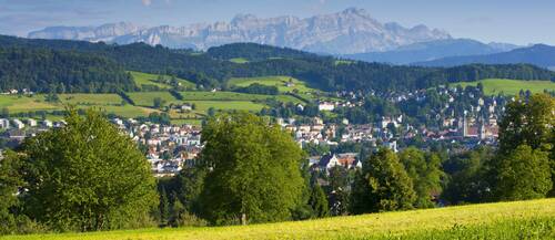 Panorama Stadt St.Gallen
