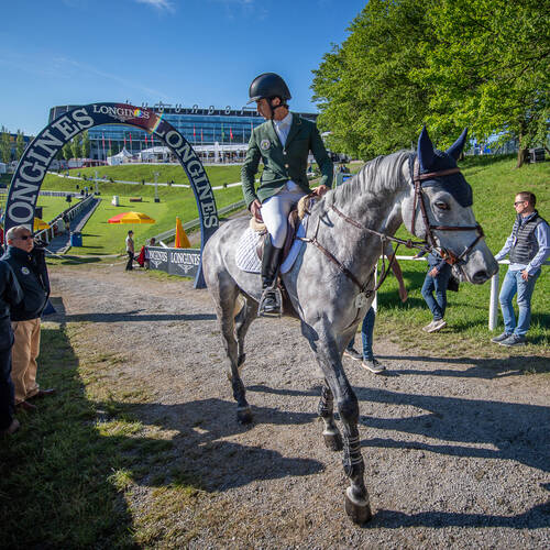 2019, CSIO St. Gallen, Ein- Ausritt, Springreiten