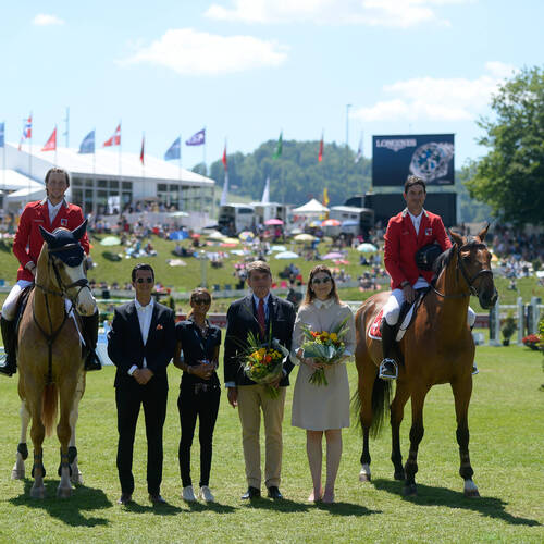 2019, CSIO St. Gallen, Ehrungen, Martin Fuchs, Springreiten, Steve Guerdat
