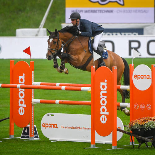 Mathias Schibli with Quinn