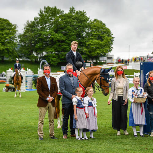 Harry Charles mit Valkiry de Zance