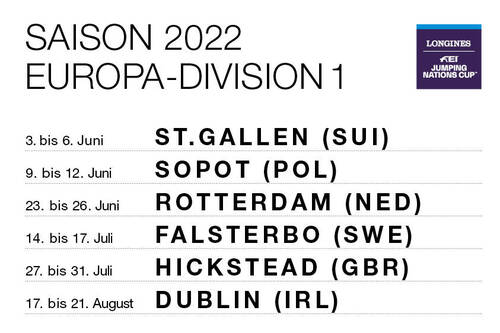 Saison 2022 | Europa-Division 1