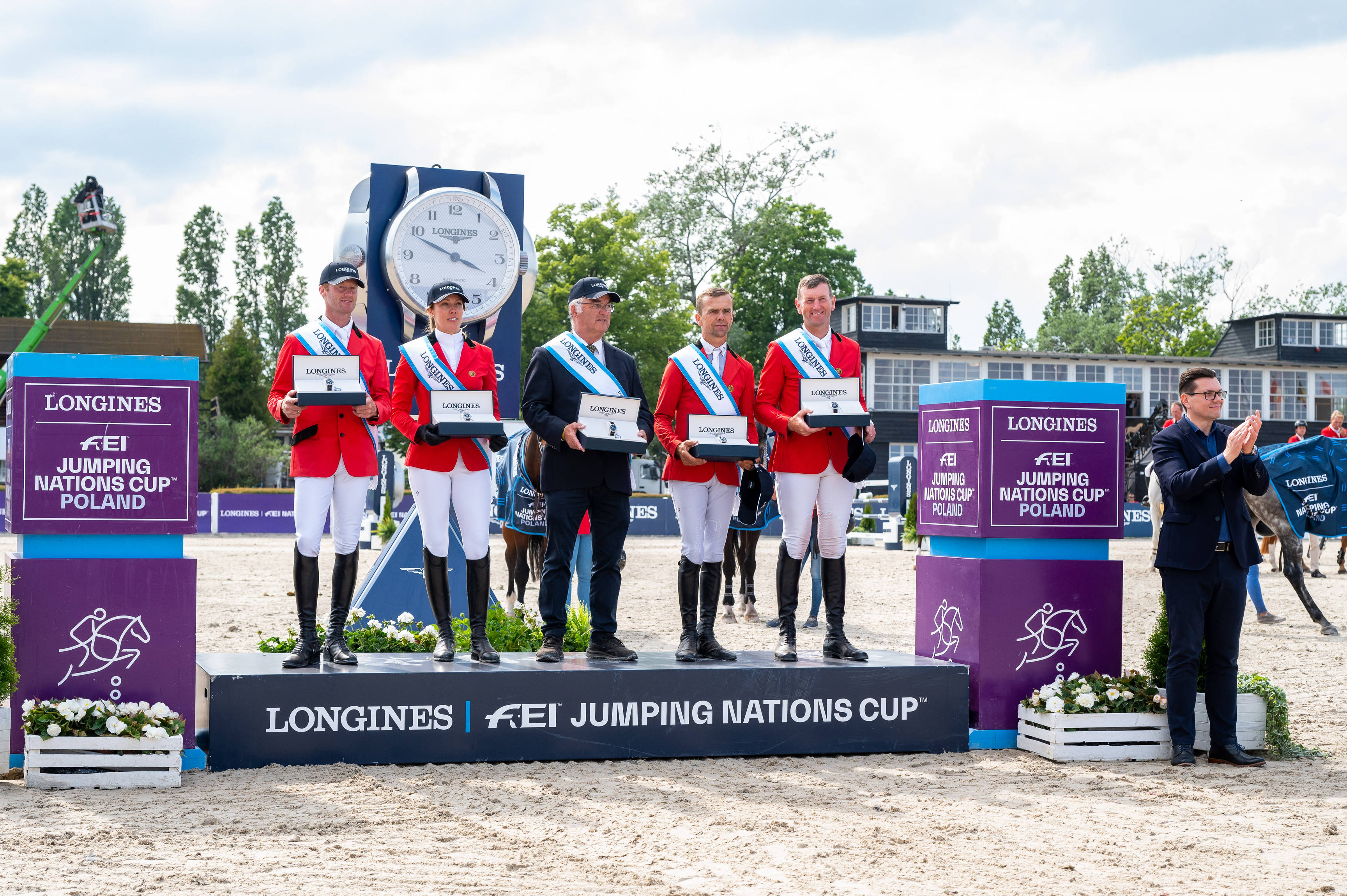 Team Belgium wins the Longines FEI Jumping Nations Cup of Poland