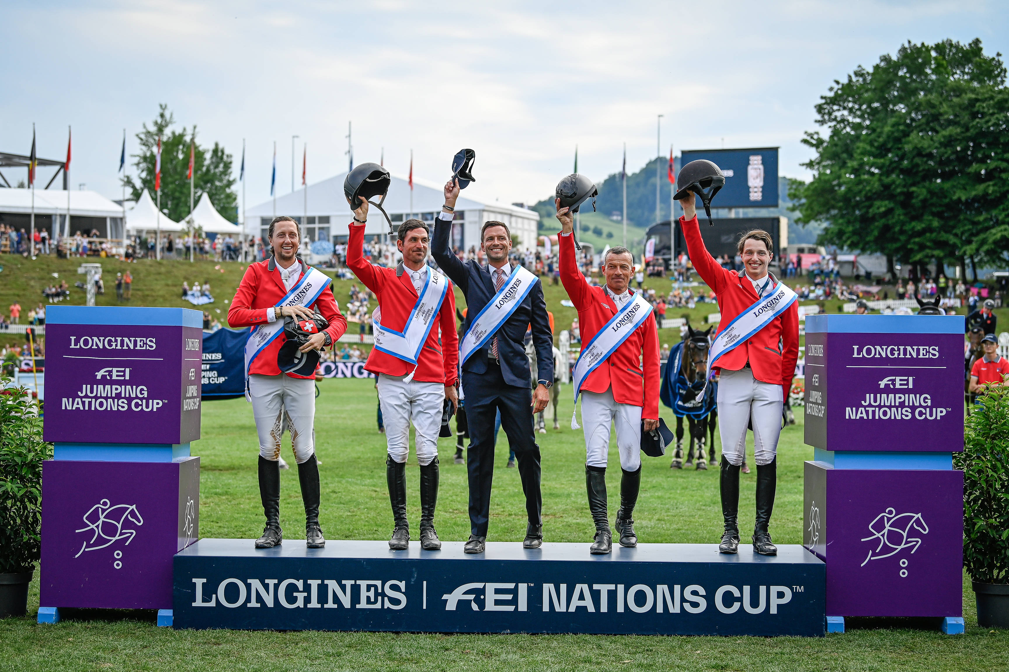 Siegerehrung Nationenpreis Longines CSIO St.Gallen 2022