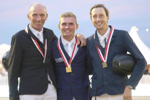 The podium of the Elite Swiss Championship 2020 2020